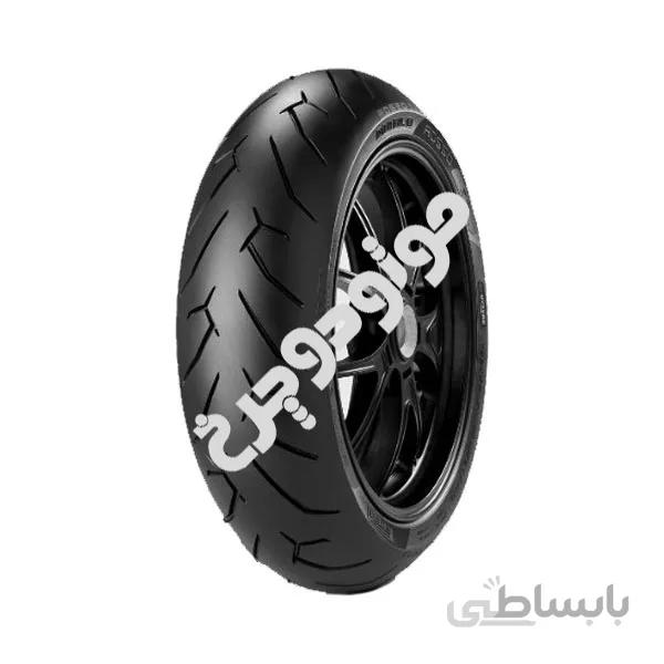 لاستیک موتور سیکلت پیرلی ۱۷-۱۶۰/۶۰ گل Diablo Rosso II