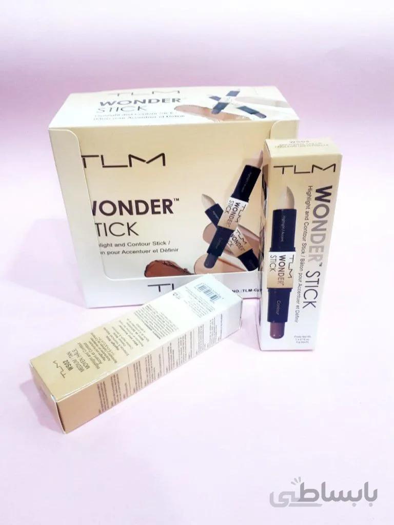هایلایتر و کانتور دو سر نیکس مدل واندر استیک WONDER STICK شماره 02