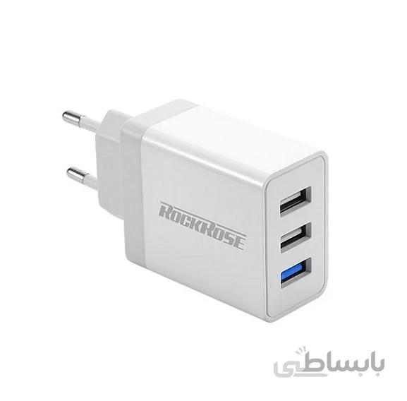 شارژر دیواری راک رز مدل Casa Q3