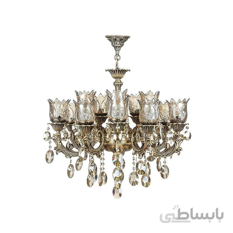 لوستر 18 شعله چشمه نور مدل M3410/6-12-A