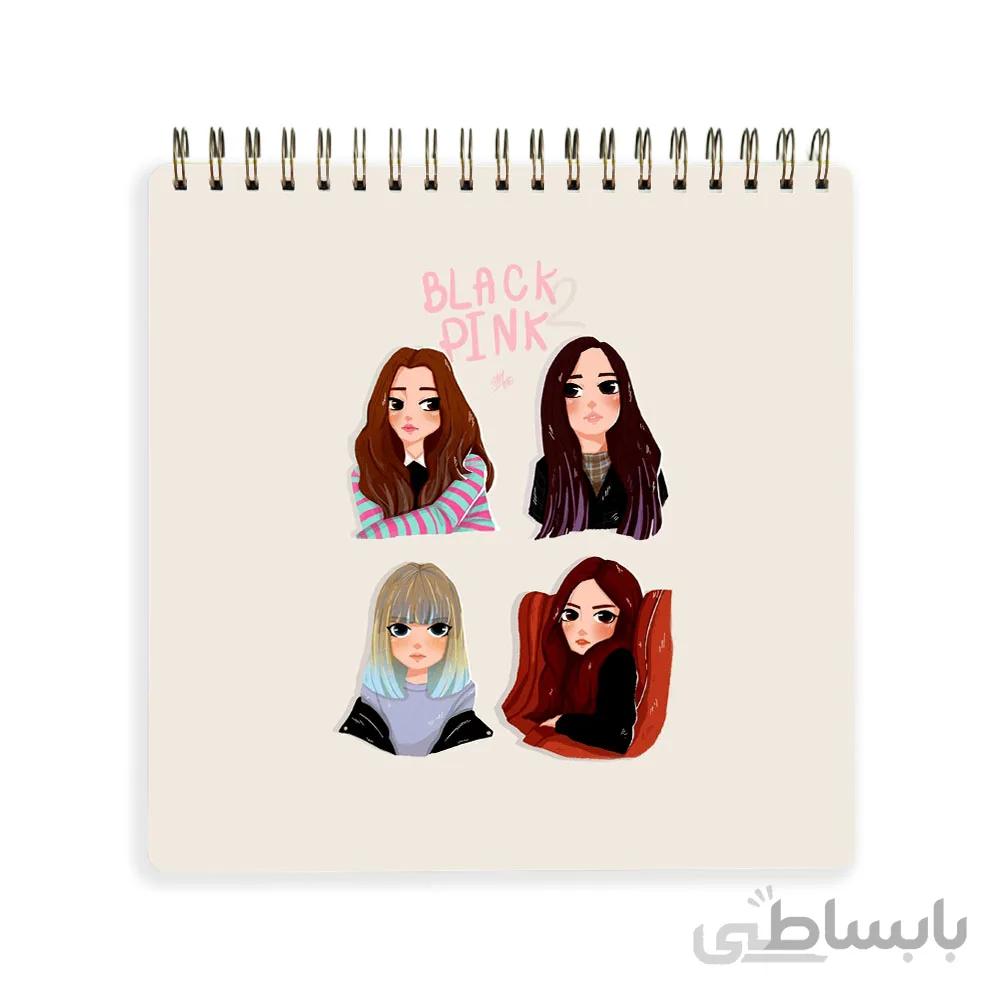 دفترچه يادداشت black pink کد 10100194