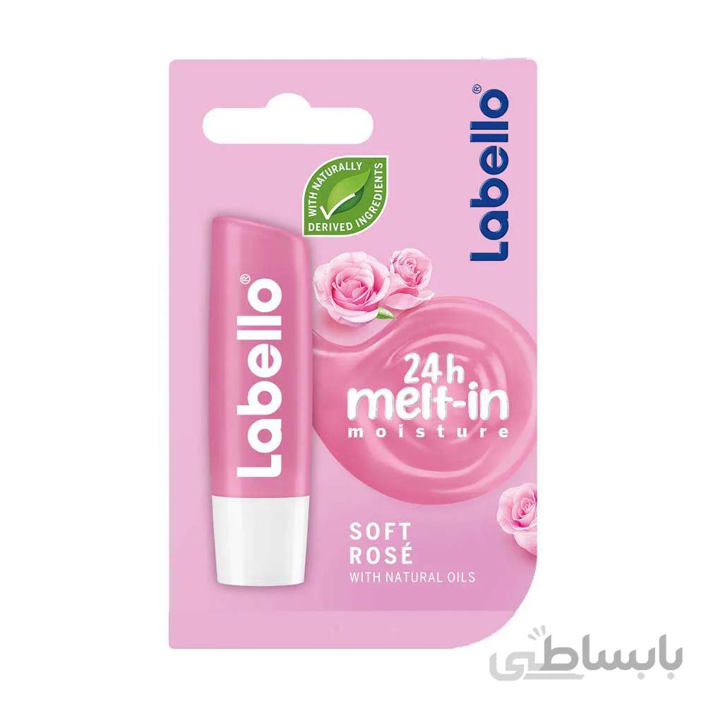 بالم لب 24ساعته گل رز LABELLO ا LABELLO 24-hour rose lip balm