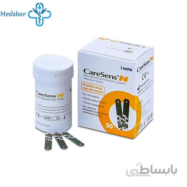 نوار تست قند خون کرسنس CARESENS N ا Caresens N Blood Sugar Test Strips