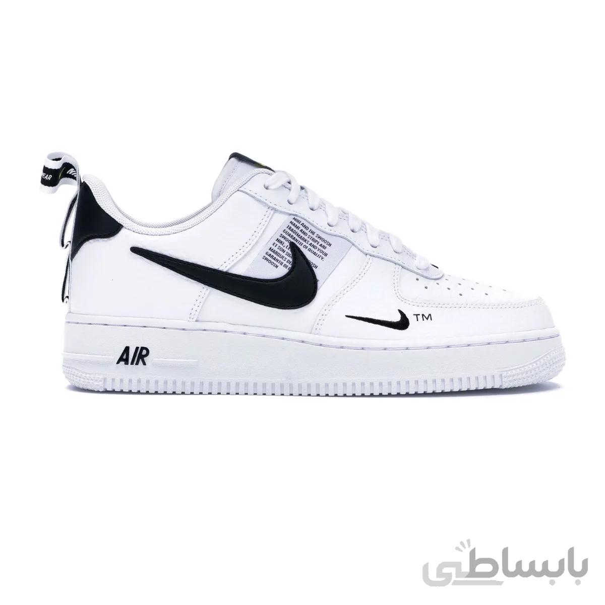 کتونی مردانه نایک ایر فورس 1 یوتیلیتی Nike Air Force 1 Utility White and Black