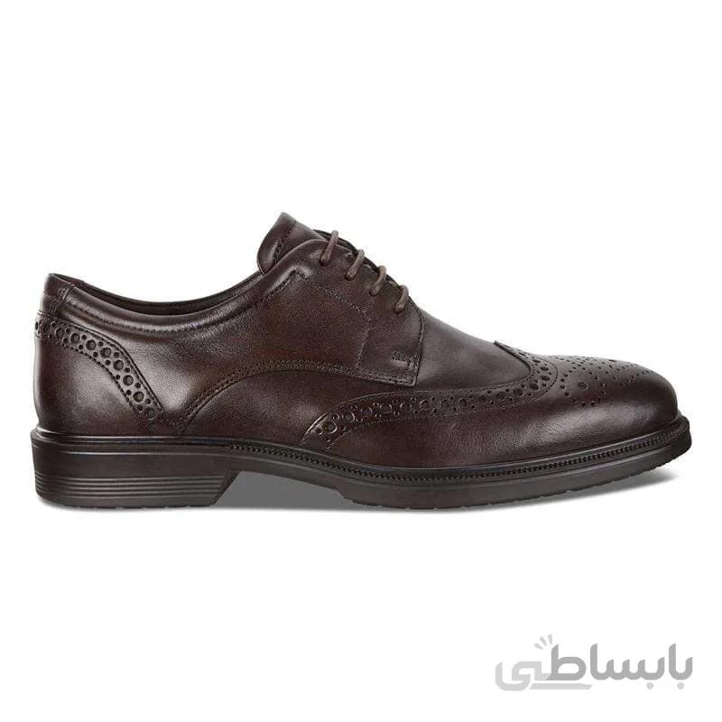 کفش مردانه اکو اصل مدل Lisbon Cocoa Brown The Natural