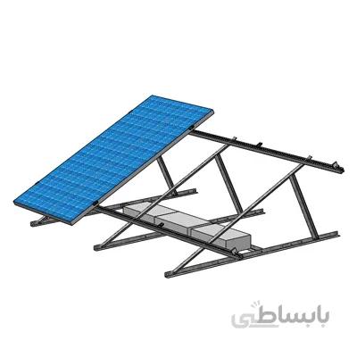 سازه فلزی گالوانیزه گرم، 2mm، با پیچ و مهره و کلمپ، LSF تک ردیفه تیپیکال