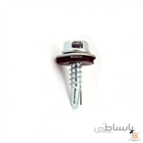 پیچ بکسی نوک مته 2 سانت شیروانی واشر دار تایوانی بسته 100 عددی
