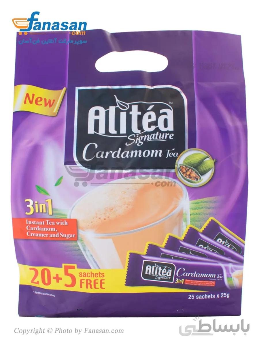 شیر چای کلاسیک هل 3 در 1 علی تی بسته 25 عددی ا Alitea Milk Tea 3 in 1 classic 25 pcs
