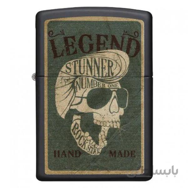 فندک زیپو Legendary Skull Design کد 29630