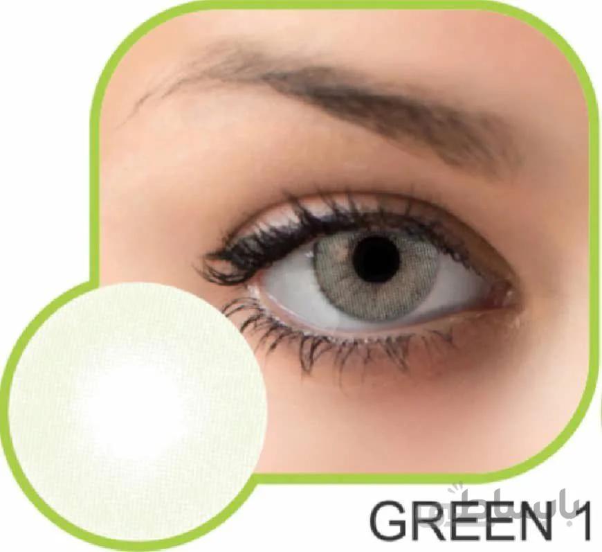 لنز رنگی گلامور سری سبز green 01