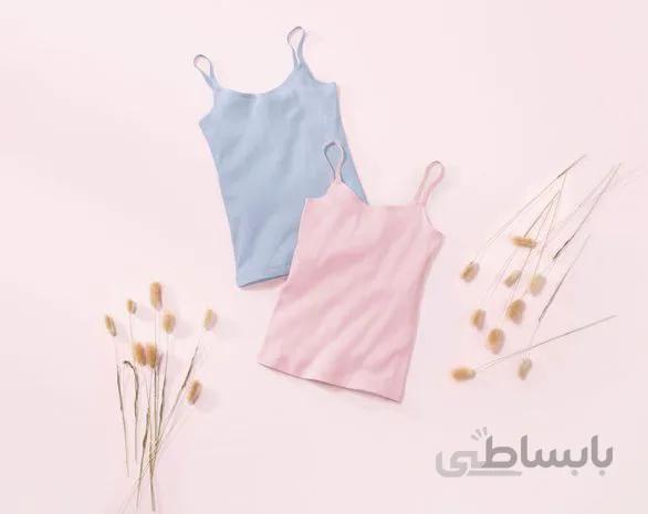 تاپ رکابی دخترانه و زنانه تمام پنبه