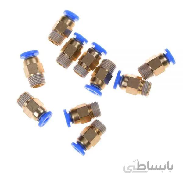 رابط پنوماتیک J-Head (آبی رنگ) / JHead Pneumatic Connectors