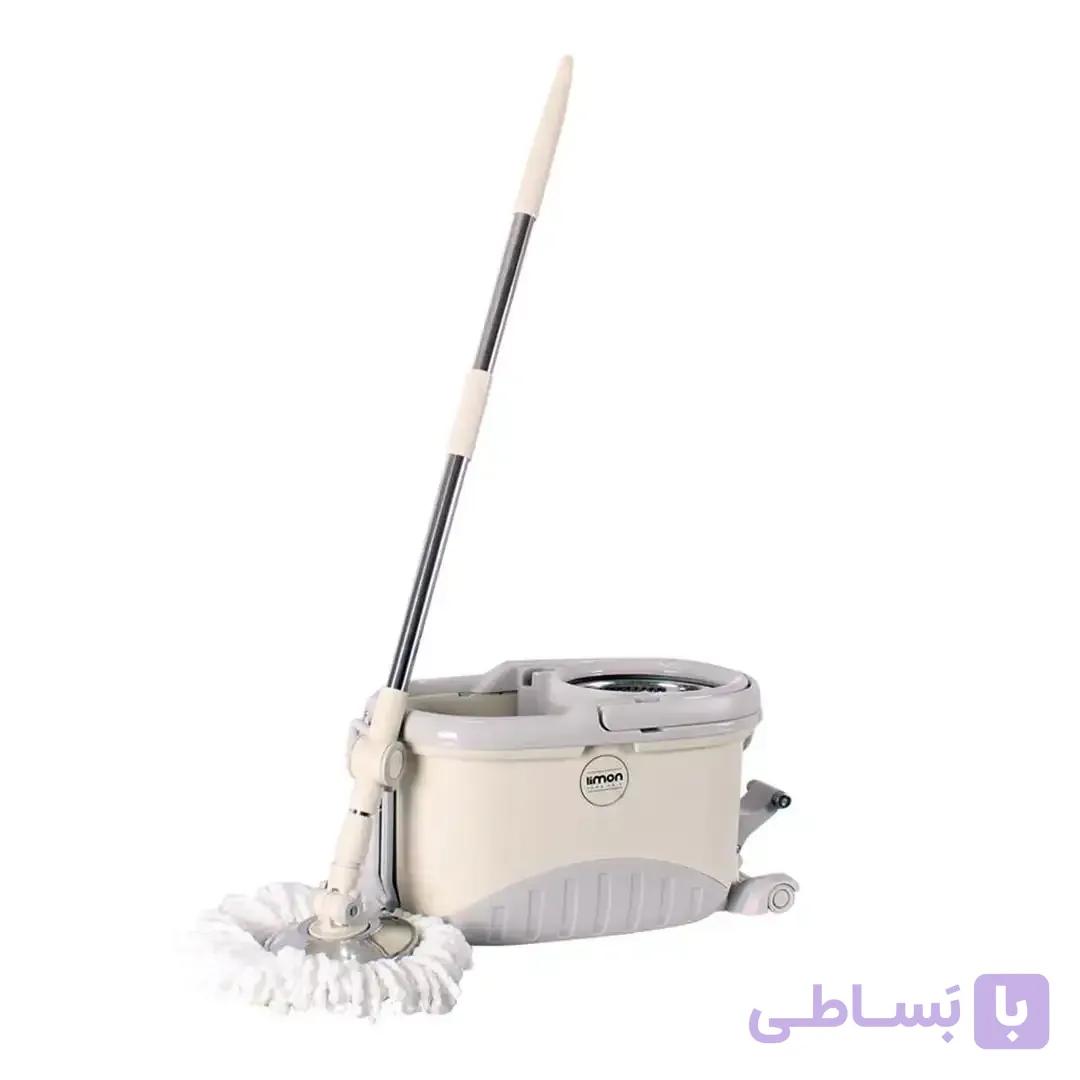 سطل و زمین‌شوی چرخشی لیمون