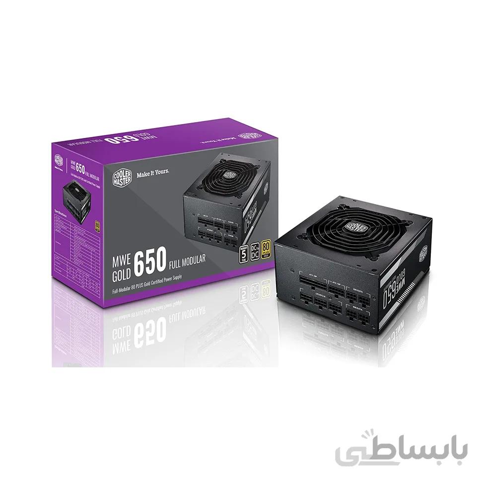 منبع تغذیه کامپیوتر کولر مستر مدل MWE Gold 650 ا Cooler Master MWE Gold 650 Power Supply