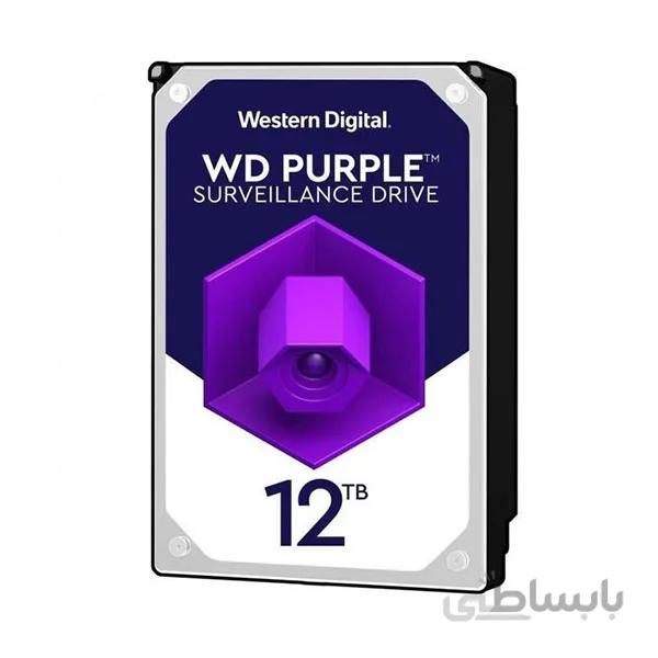 هارددیسک اینترنال وسترن دیجیتال سری بنفش ظرفیت 12 ترابایت ا Western Digital Purple Internal Hard Drive 12TB