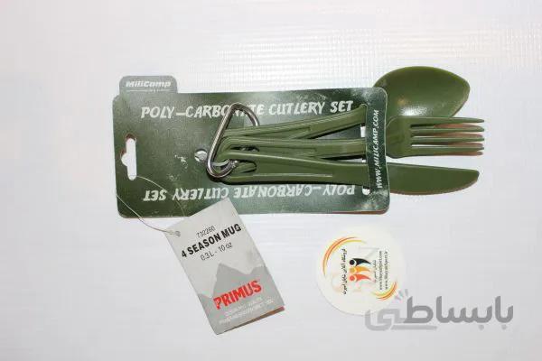 قاشق چنگال پلی کربنات ا دسته: