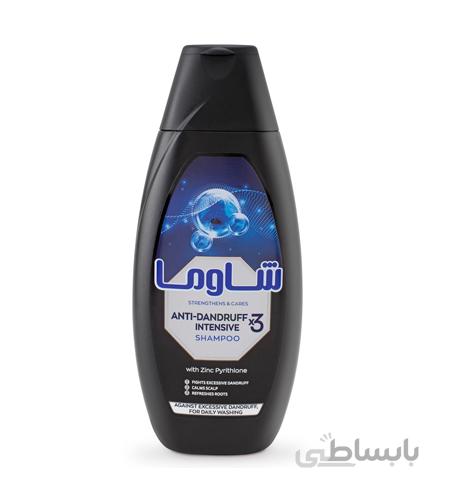 شامپو مو ضد شوره قوی شاوما مدل Anti-Dandruff Intensive X3 حجم 400 میلی لیتر