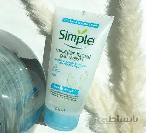 ژل شستشوی صورت سیمپل150 میل Simple Water Boost Micellar
