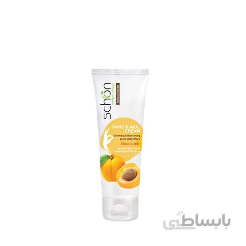 کرم تیوپی دست و ناخن زردآلو شون