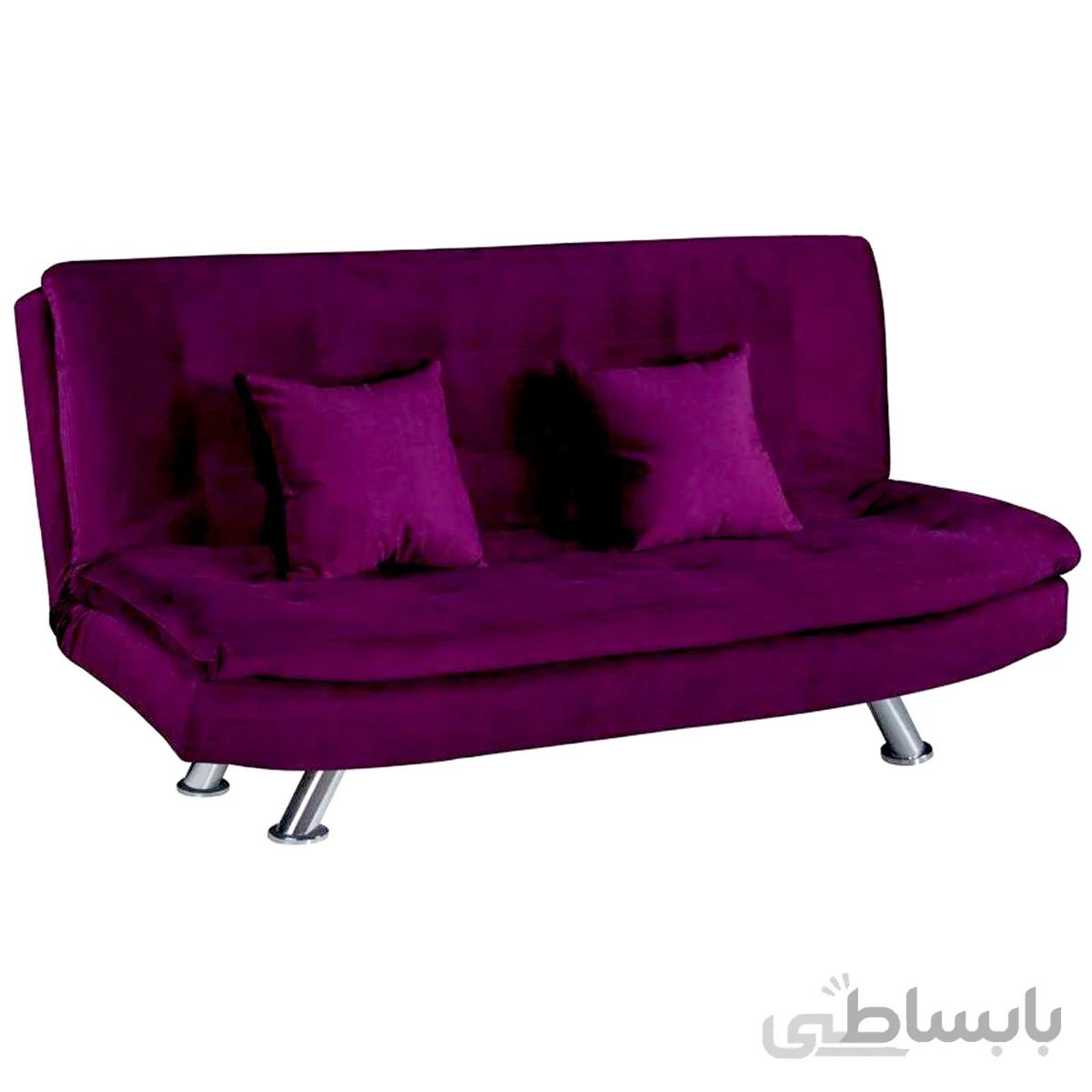 مبل تختخوابشو سه‌ نفره مدل ایپک - طوسی