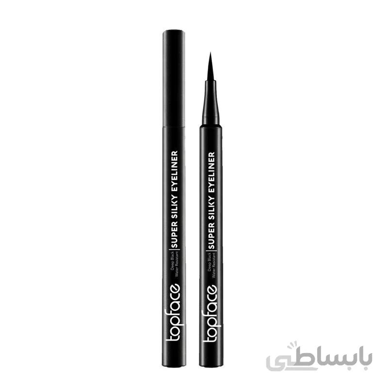 خط چشم ماژیکی تاپ فیس topface مدل SUPER SILKY EYELINER