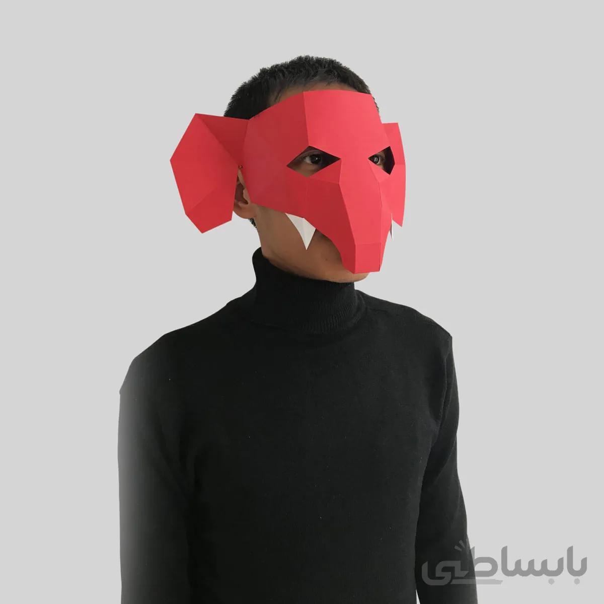 ماسک صورت اوریگامی فیل ماتیا
