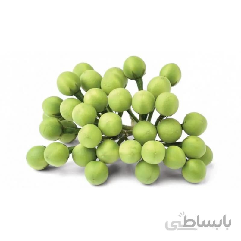 بذر بادمجان نخودی سبز خوشه ای تایلندی بسته 20 عددی