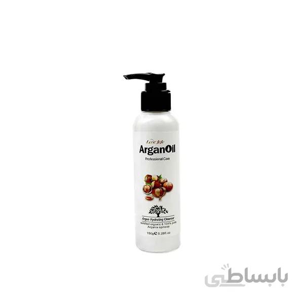 روغن آرگان آبرسان و پاک کننده پوست لاو جوجو حجم ۱۵۰ میلی لیتر