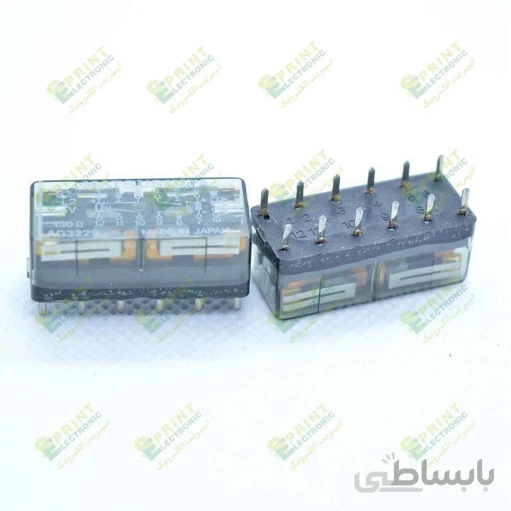 رله 5 ولت مخابراتی لچ 12 پایه 4 آمپر Matsushita S2-L2-5V