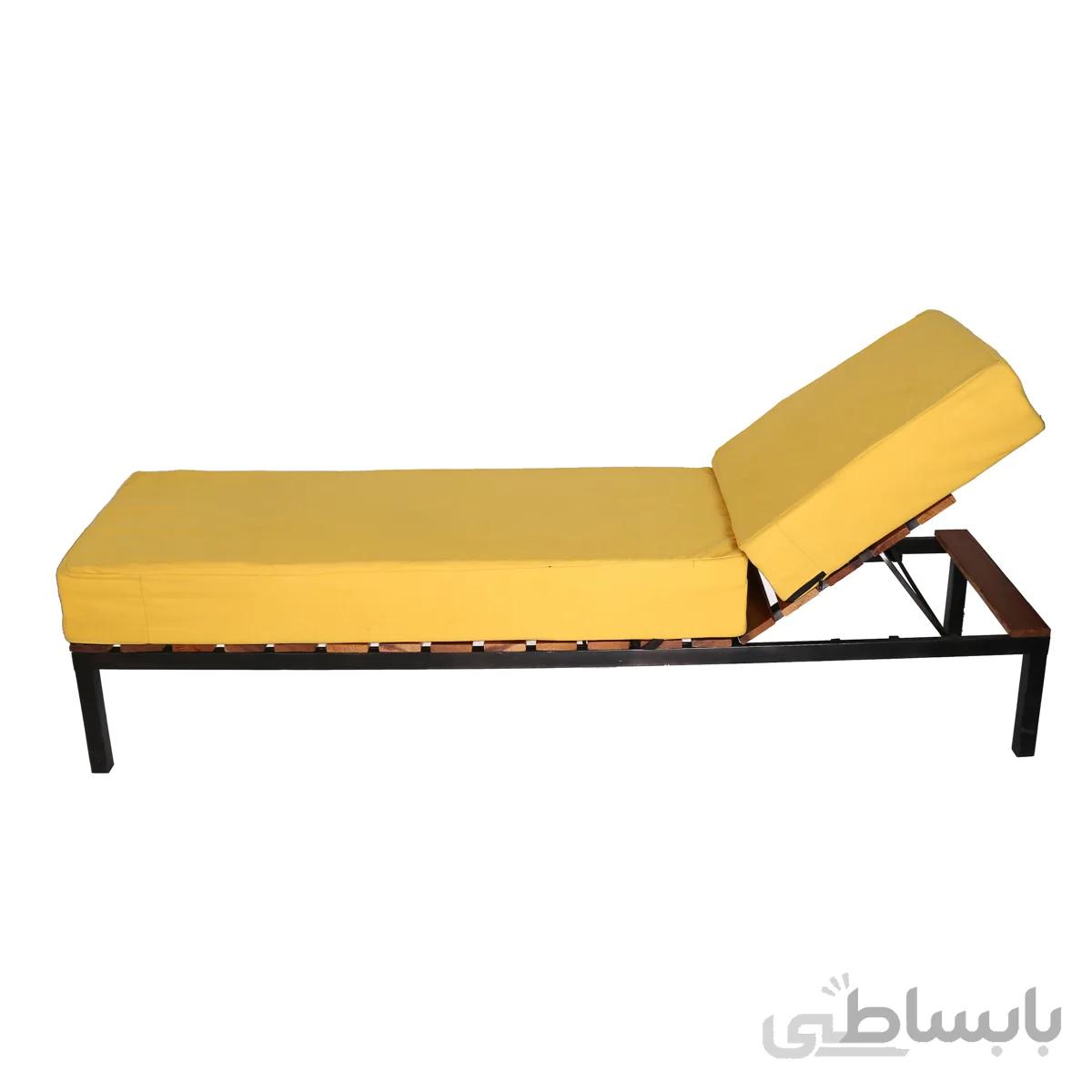 تخت کنار استخری و استراحت چوبین نورا مدل SB-02