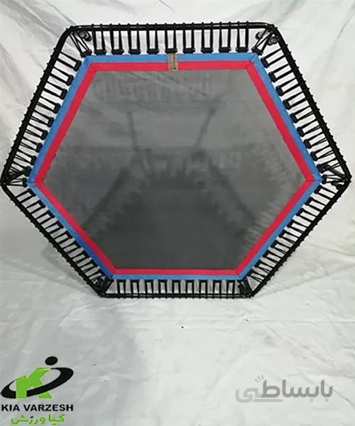 ترامپولین ۶ ضلعی ۱۵۰ سانت p01256-مشخصات، قیمت و خرید ا Hexagonal trampoline 150 cm p01256