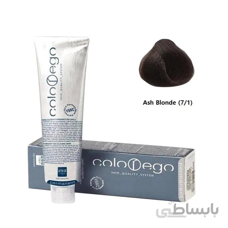 رنگ موی التراگو مدل Colorego کد 7/1 بلوند دودی متوسط