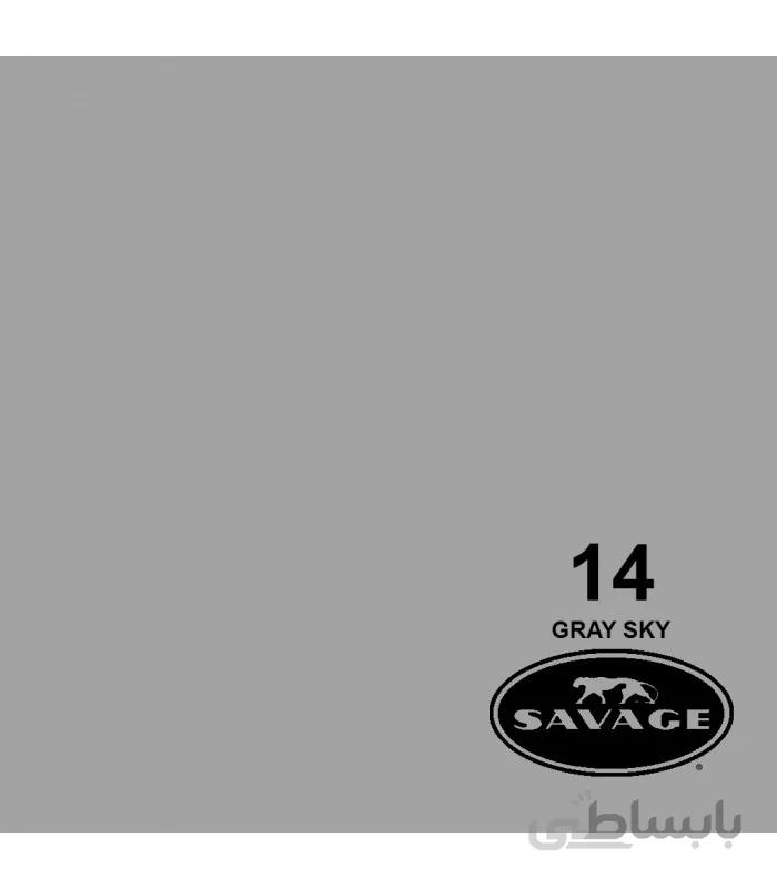 فون کاغذی SAVAGE کد رنگی Gray Sky 14-12