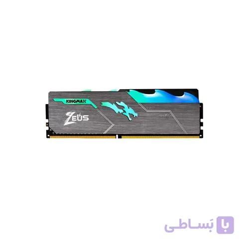رم دسکتاپ DDR4 تک کاناله 3200 مگاهرتز کینگ مکس مدل Zeus Dragon RGB ظرفیت 8 گیگابایت