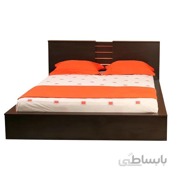 تخت دو نفره 160 لمکده مدل مهتا ونگه