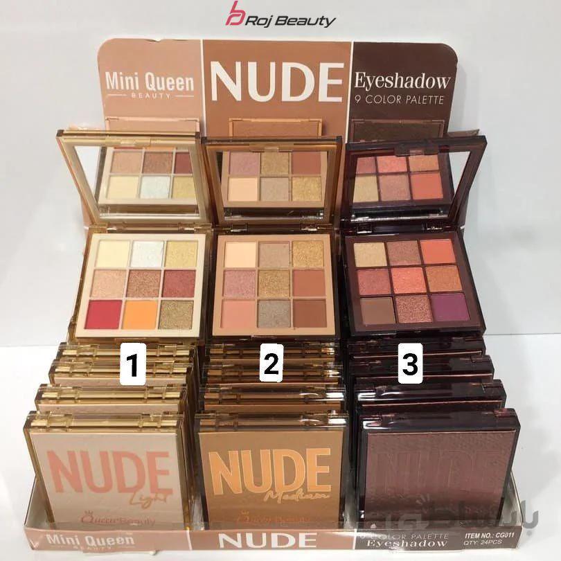 پالت سایه ۹رنگ نوت الماسی بیوتی در سه شماره NUDE LIGHT