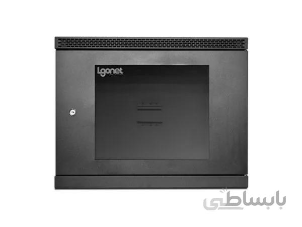 رک 9 یونیت دیواری عمق 45 الگونت مدل LRE-09-45FS ا LGONET 9U Wall Mount Economic Series Rack LRE-09-45FS