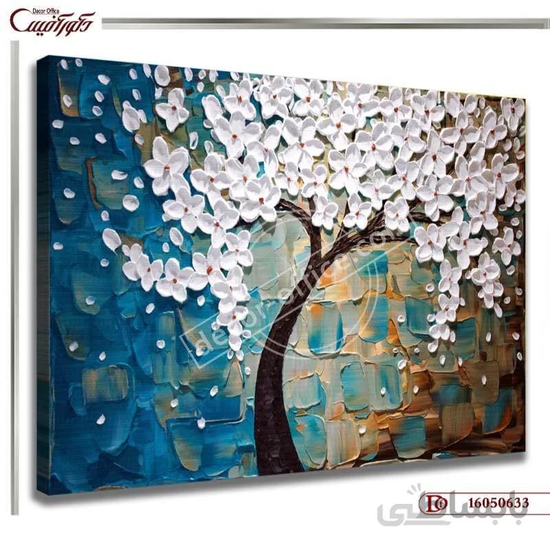 تابلو گل سه بعدی 0633 ا Three-dimensional flower painting