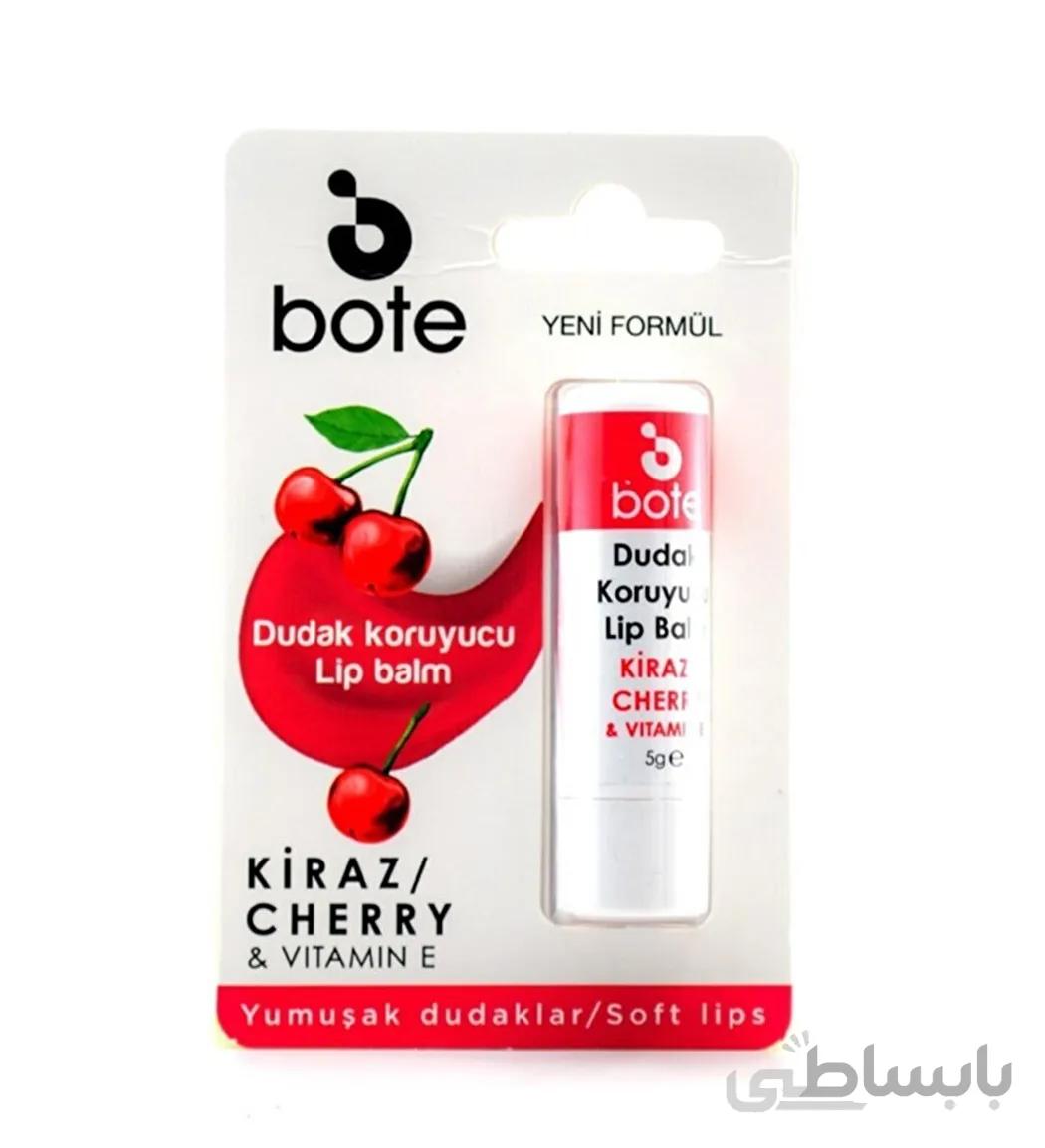 بالم لب مرطوب کننده حاوی ویتامین E و عصاره آلبالو بوت ا Bote Cherry Flavor Lip Balm