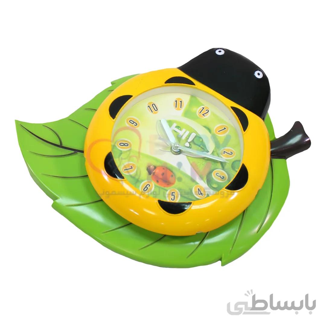 ساعت دیواری اتاق کودک مدل کفشدوزک