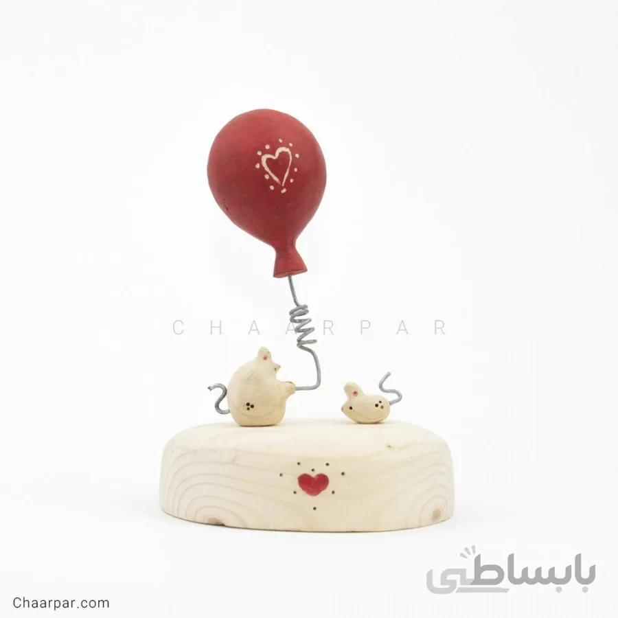 موش بادکنکی پایه قلبی