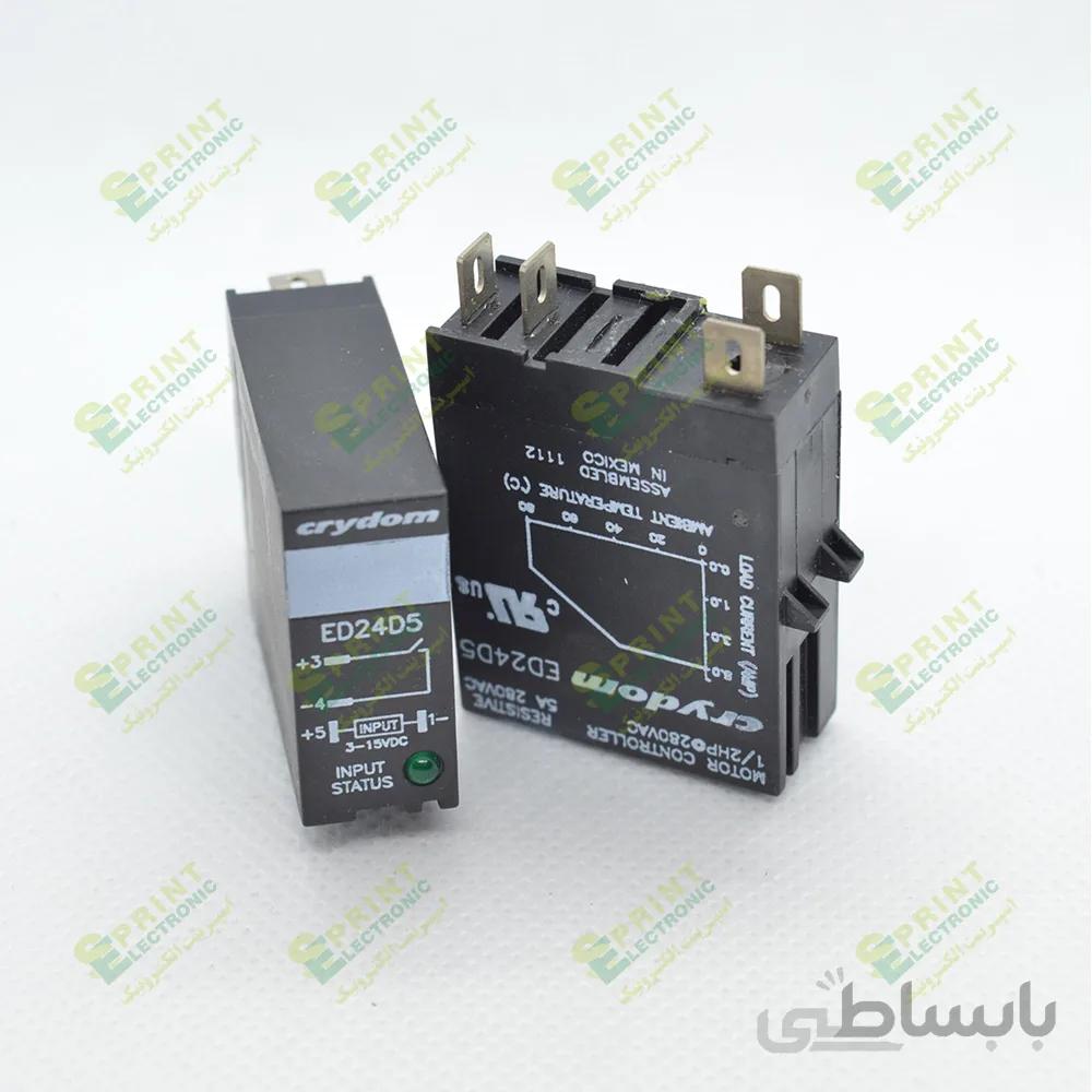 رله الکترونیکی SSR سوکتی 4 پایه تک فاز 5 آمپر DC/AC