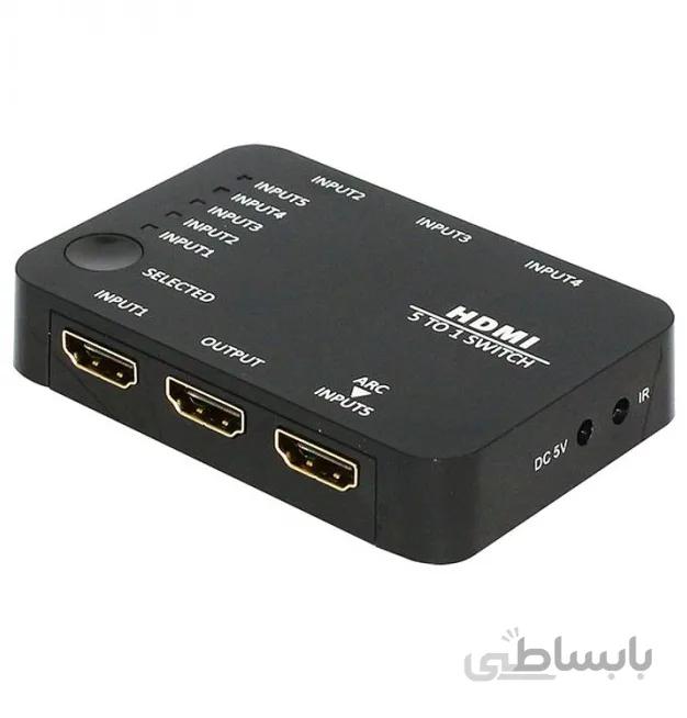 اکستندر، اسپلیتر و سوئیچ KVM فرانت FN-S155 HDMI 5×1 Switch