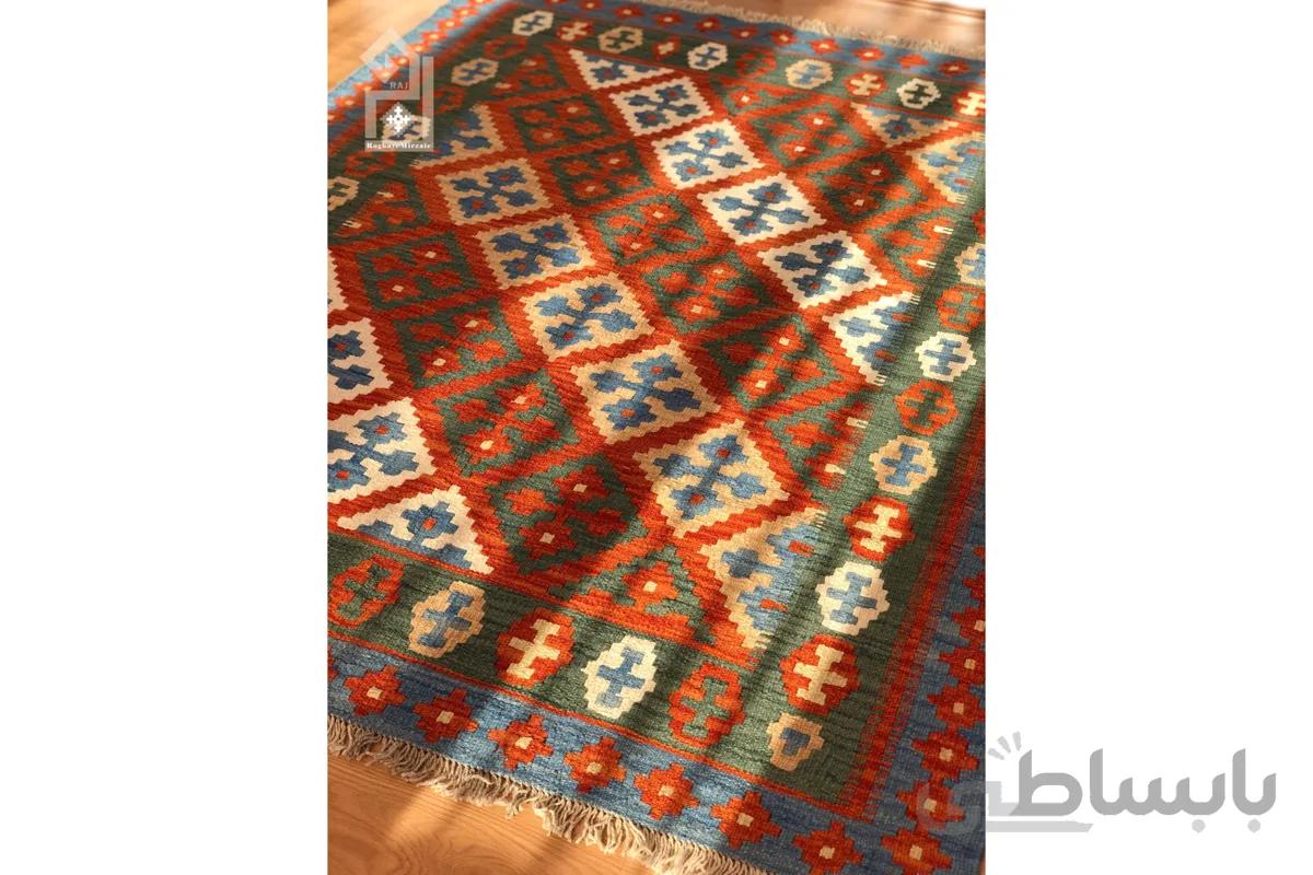 گلیم دستبافت 0040J ا persian handmade kilim