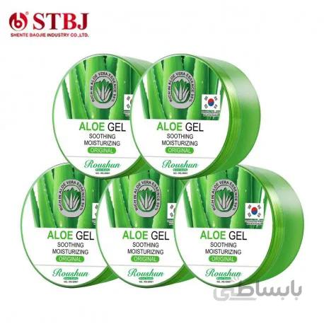 ژل مرطوب کننده صورت و بدن روشان آلوئه ورا aloe gel roushun