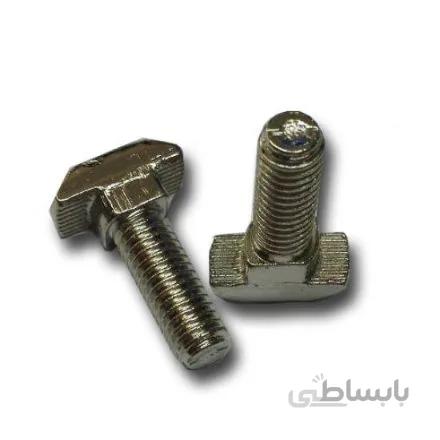 پیچ تی با ارتفاع 25 میلیمتر M8x25 شیار 10