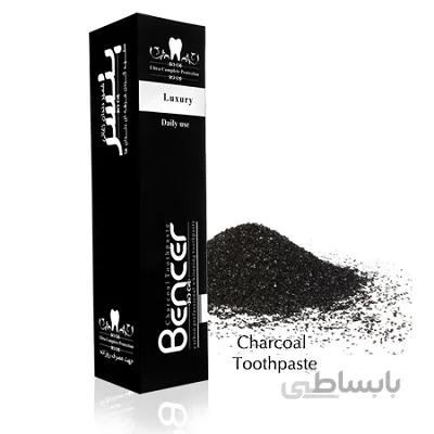 خمیر دندان زغالی بنسر 120 میلی لیتر ا Bencer charcoal toothpaste