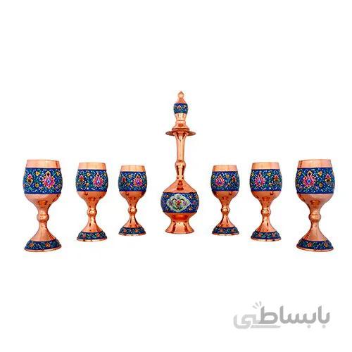 سرویس شربت خوری مس و پرداز