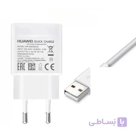 شارژر دیوارى فست شارژ و سریع اصلى همراه کابل هواوى گوشى Huawei P9 plus