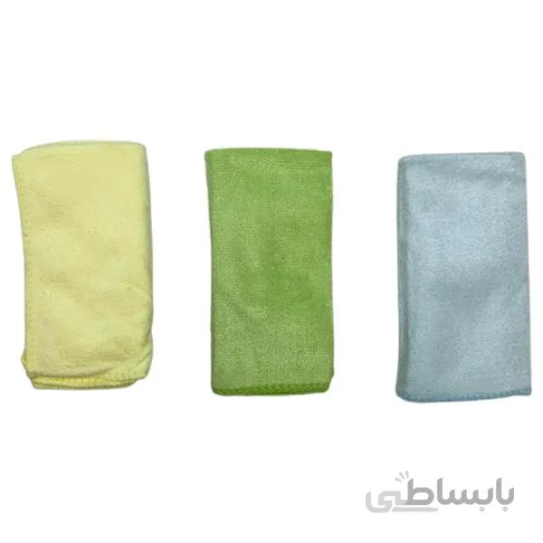 دستمال آشپزخانه مدل PSTL بسته سه عددی کد ۴۵۸